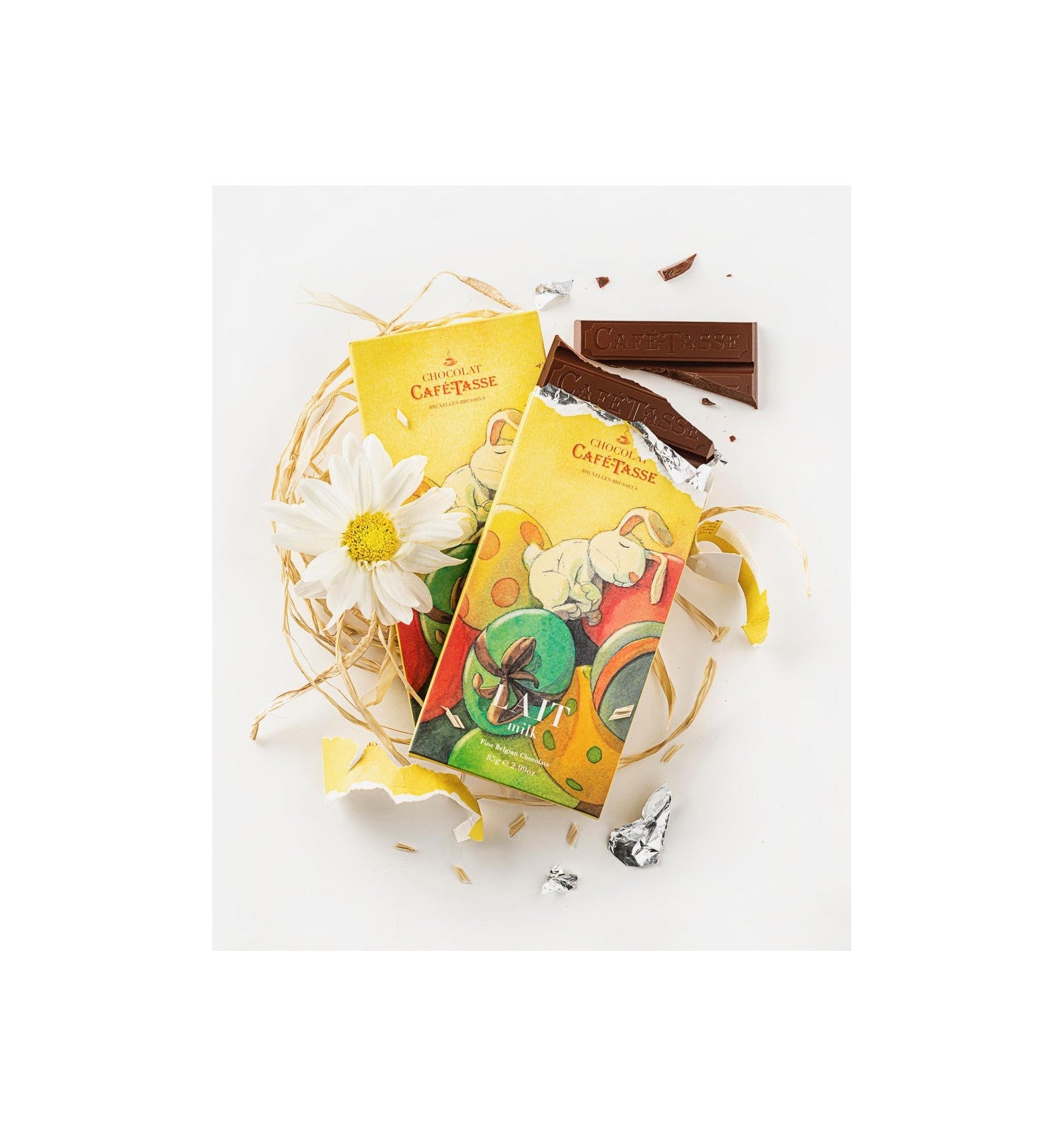 Tablete de Chocolate de Leite Edição Páscoa Café-Tasse 85g