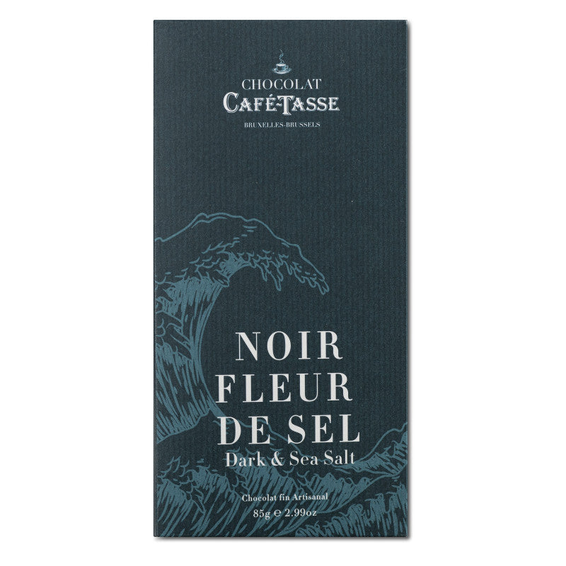 Tablete de Chocolate Negro com Flor de Sal Café-Tasse