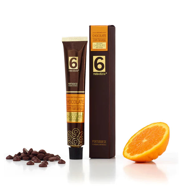 Creme de Chocolate Negro São Tomé com Laranja meia.dúzia