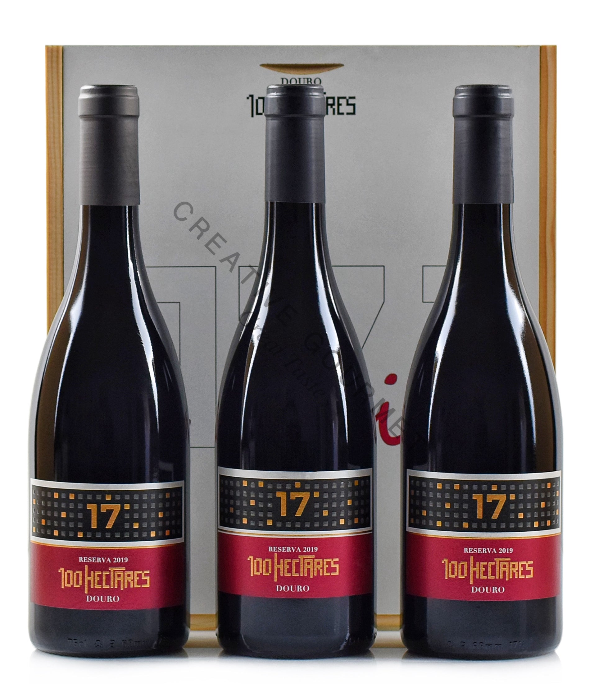Conjunto 3 Vinhos 100HECTARES 17,5% BY VOL