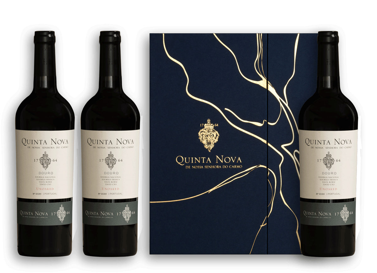 Conjunto Premium 3 Vinho Tinto Unoaked Quinta Nova