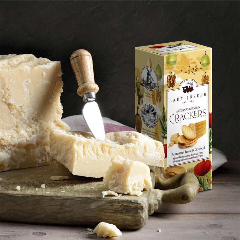 Crackers de Queijo Parmigiano Reggiano e Azeite Lady Joseph