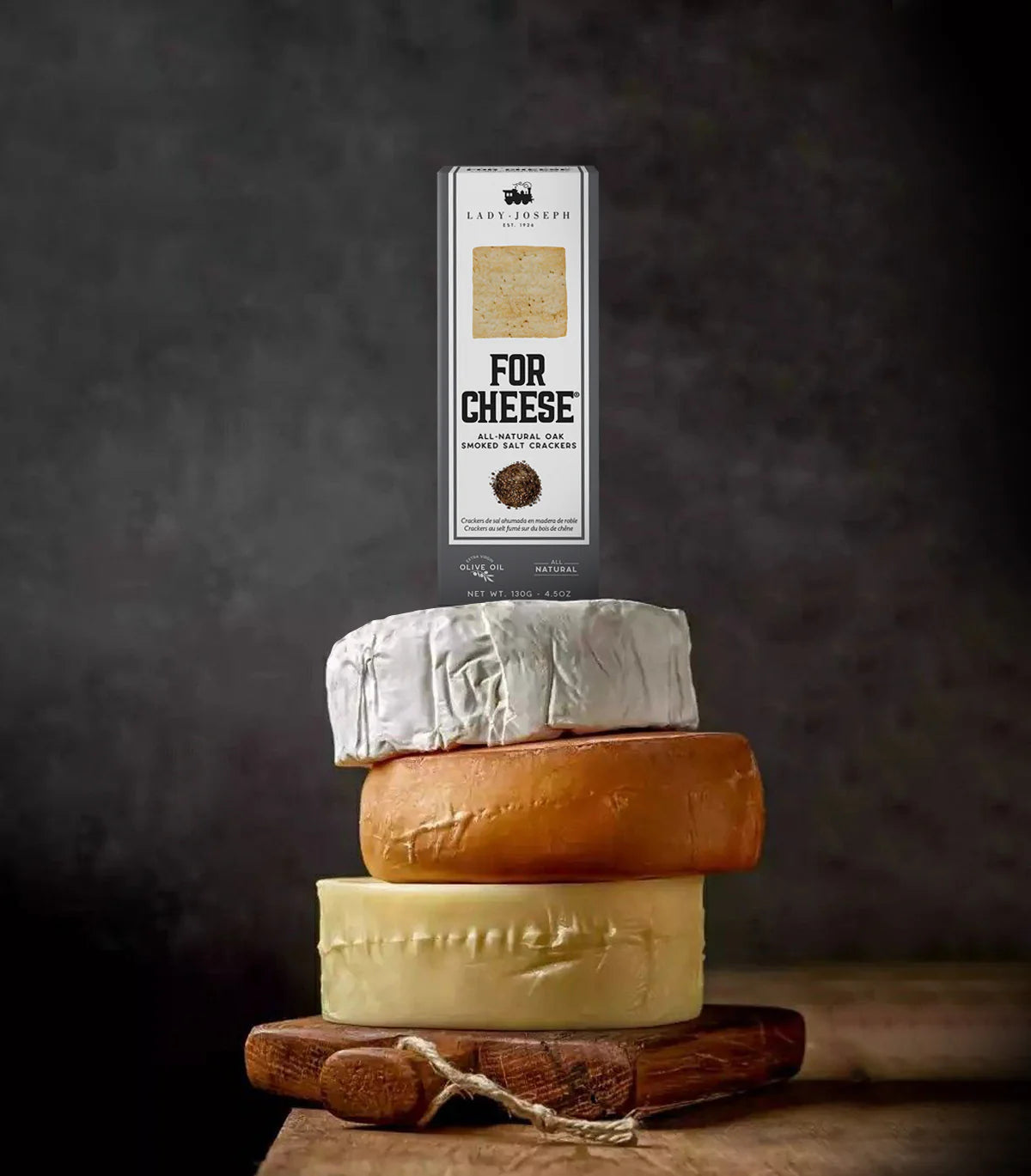 Crackers de Sal Fumado Lady Joseph