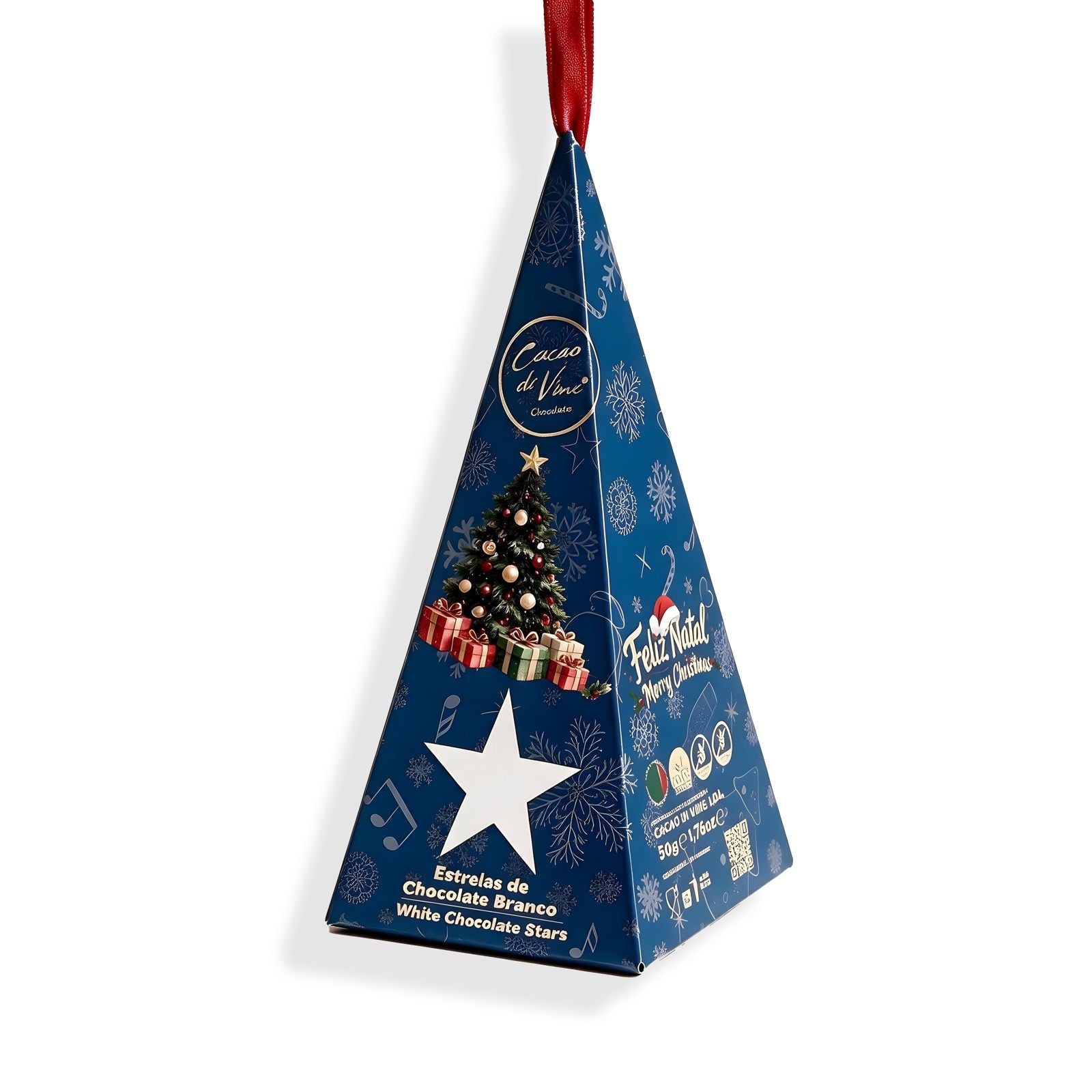 Estrelas de Chocolate Branco Cacao di Vine