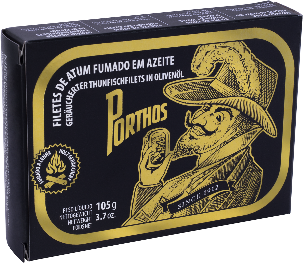 Filetes de Atum Fumado em Azeite Porthos