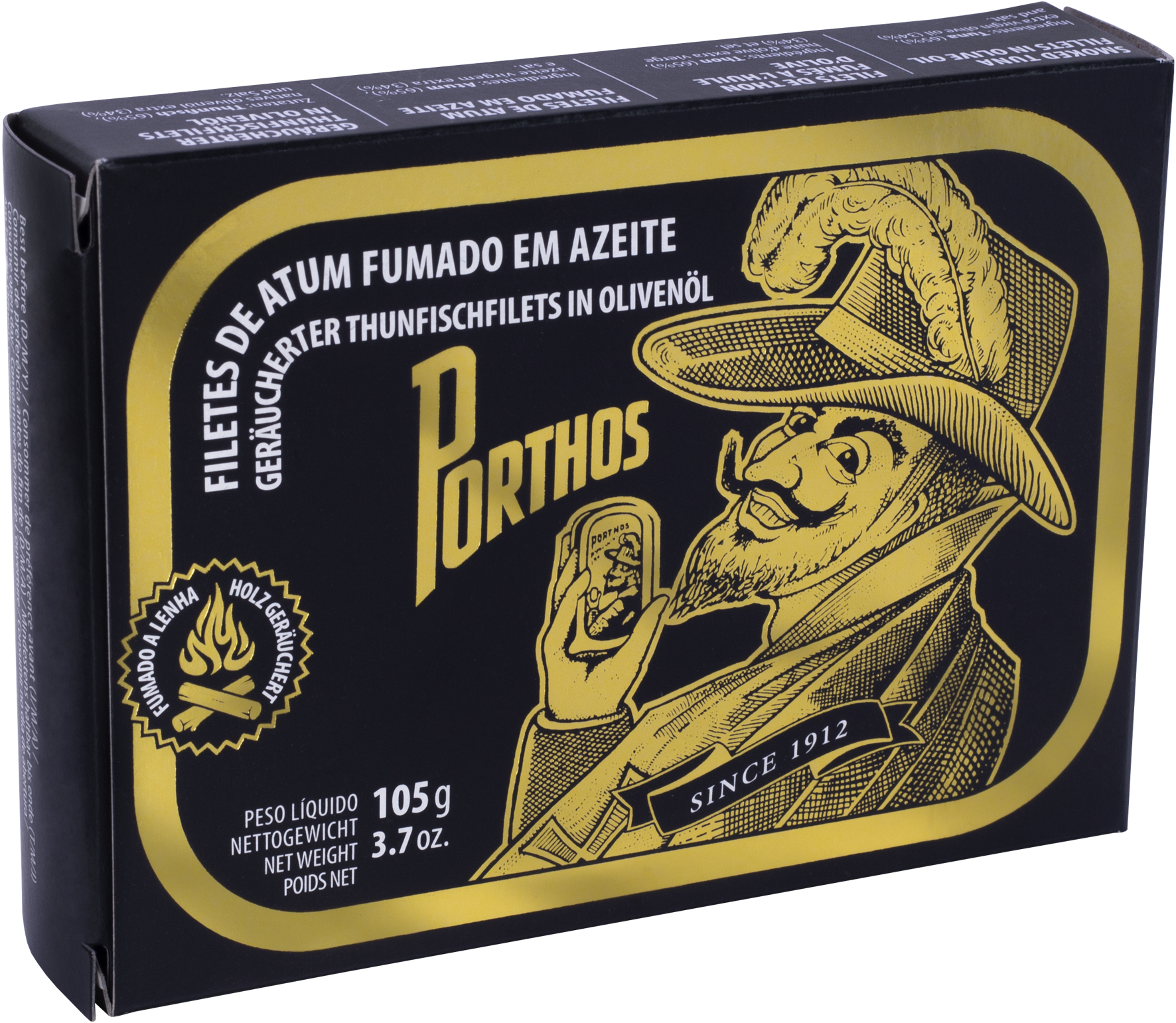 Filetes de Atum Fumado em Azeite Porthos