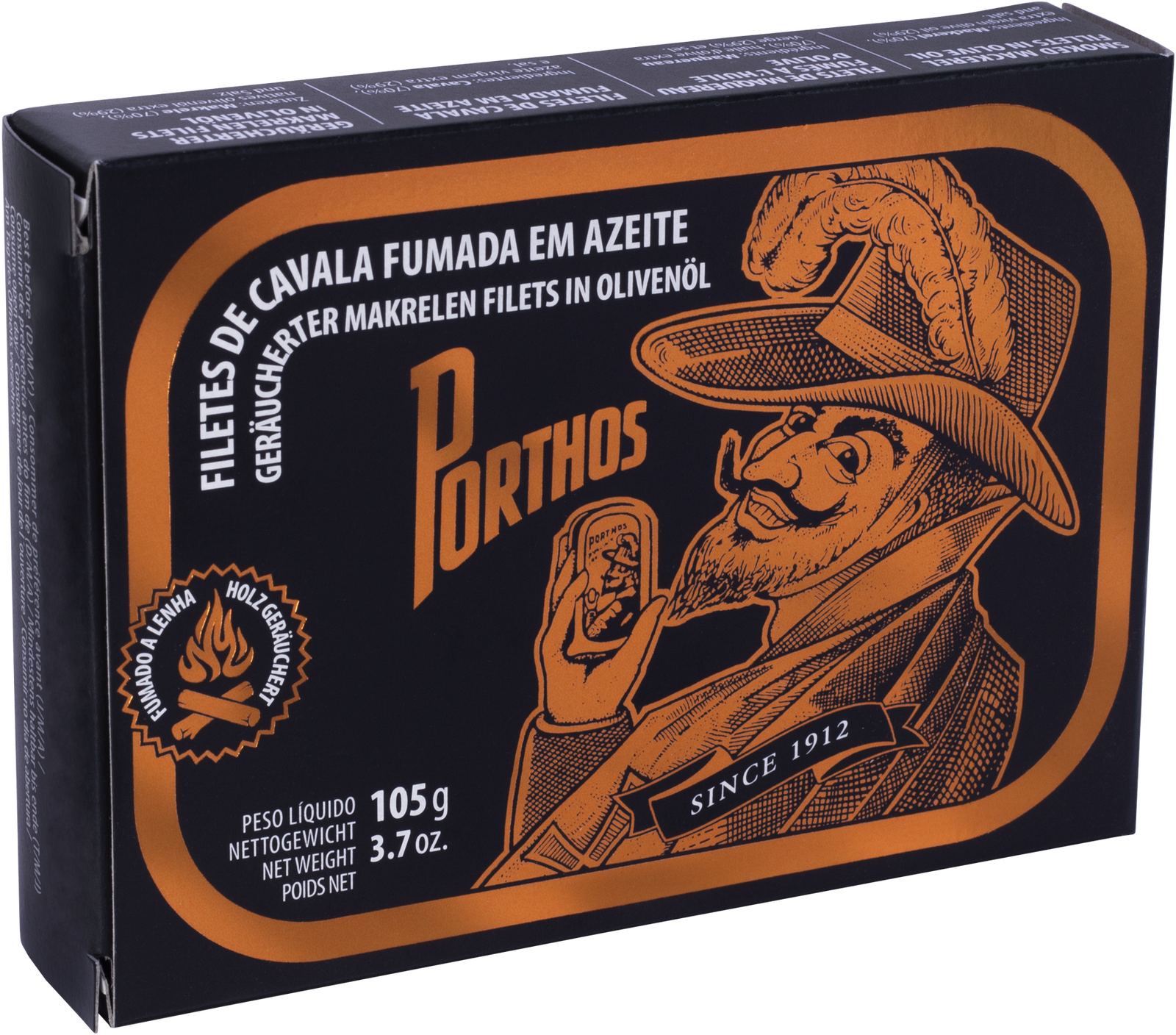 Filetes de Cavala Fumada em Azeite Porthos