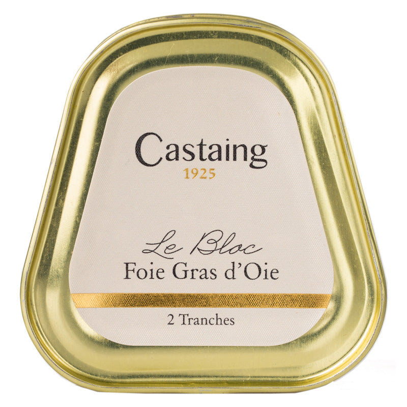 Bloco de Foie Gras de Ganso 2 Fatias Castaing