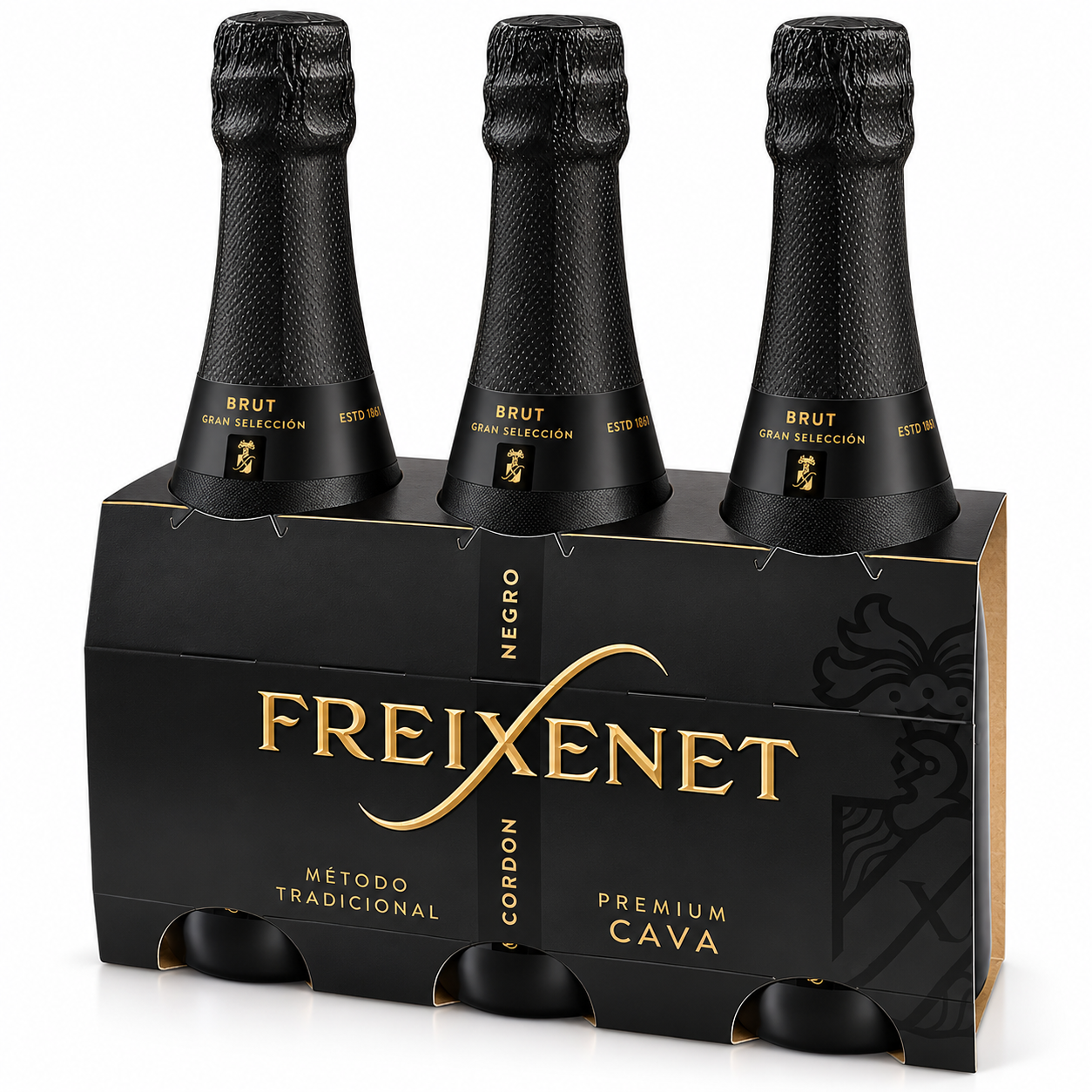 Pack 3 Espumante Freixenet Cordon Negro 20cl