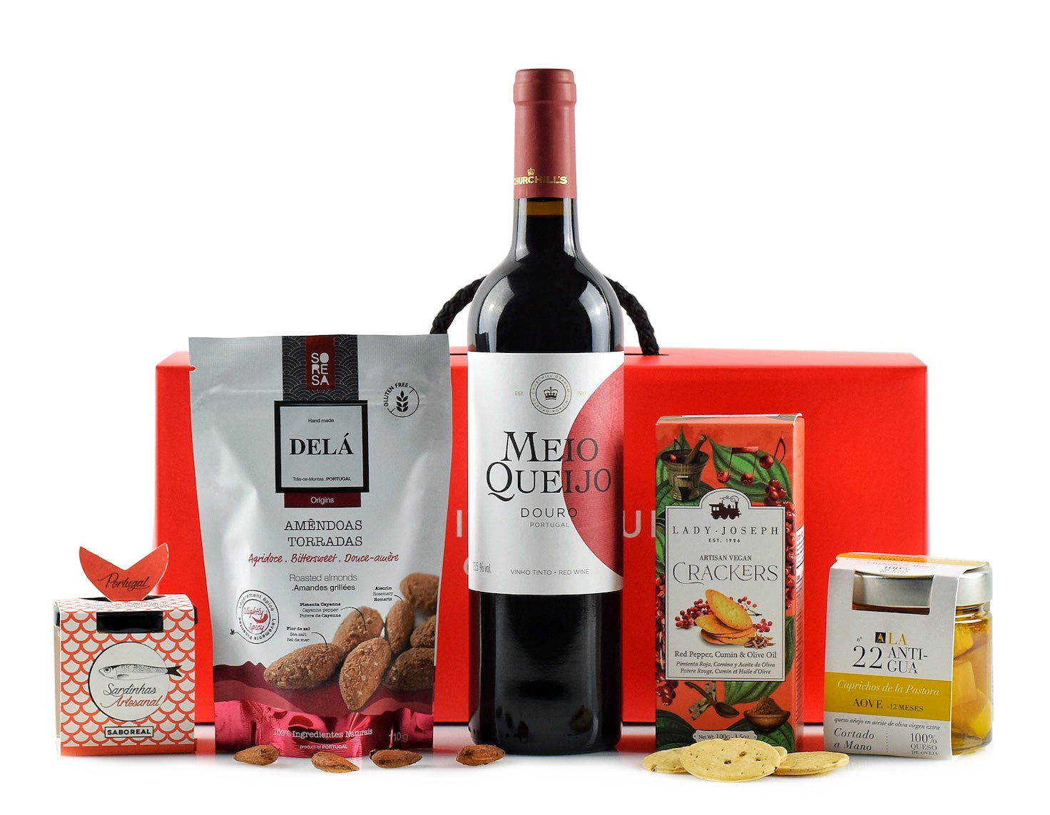 Cabaz de Natal com Vinho Churchill´s