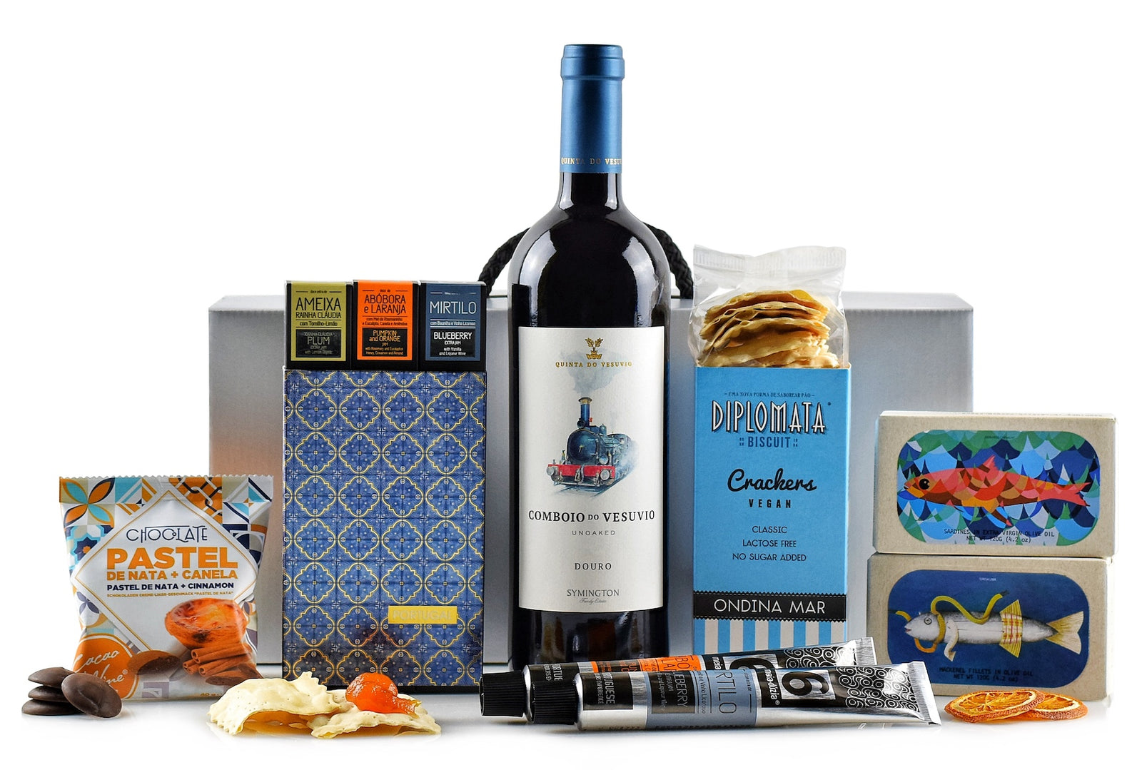 Cabazes com o Comboio do Vesúvio da Symington