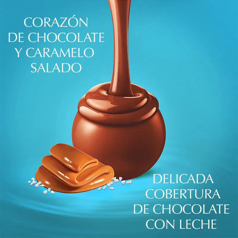 Bombons de Chocolate Caramelo Salgado Lindor Lindt