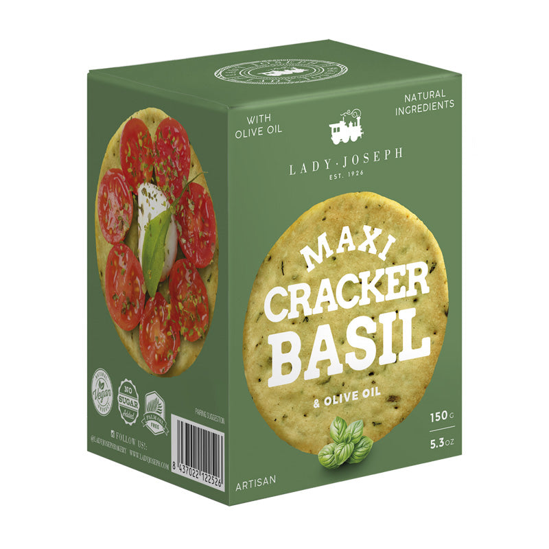 Maxi Crackers de Manjericão e Azeite Lady Joseph