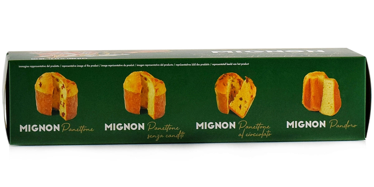 Conjunto 4 Panettones Mignon Vergani