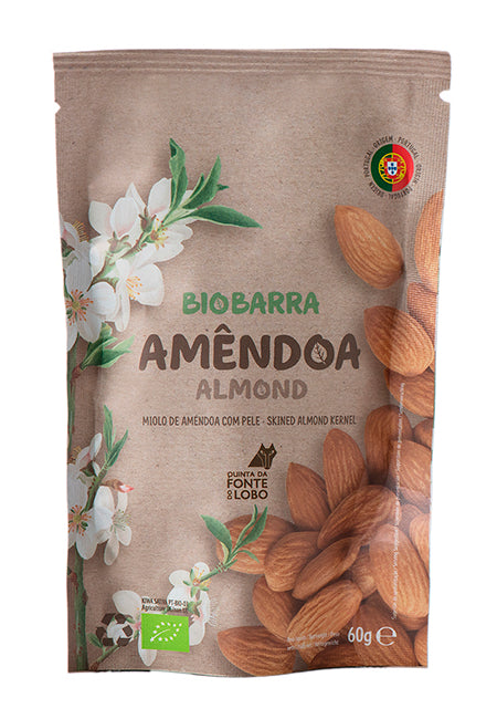 Miolo de Amêndoa com Pele Bio Biobarra 60g