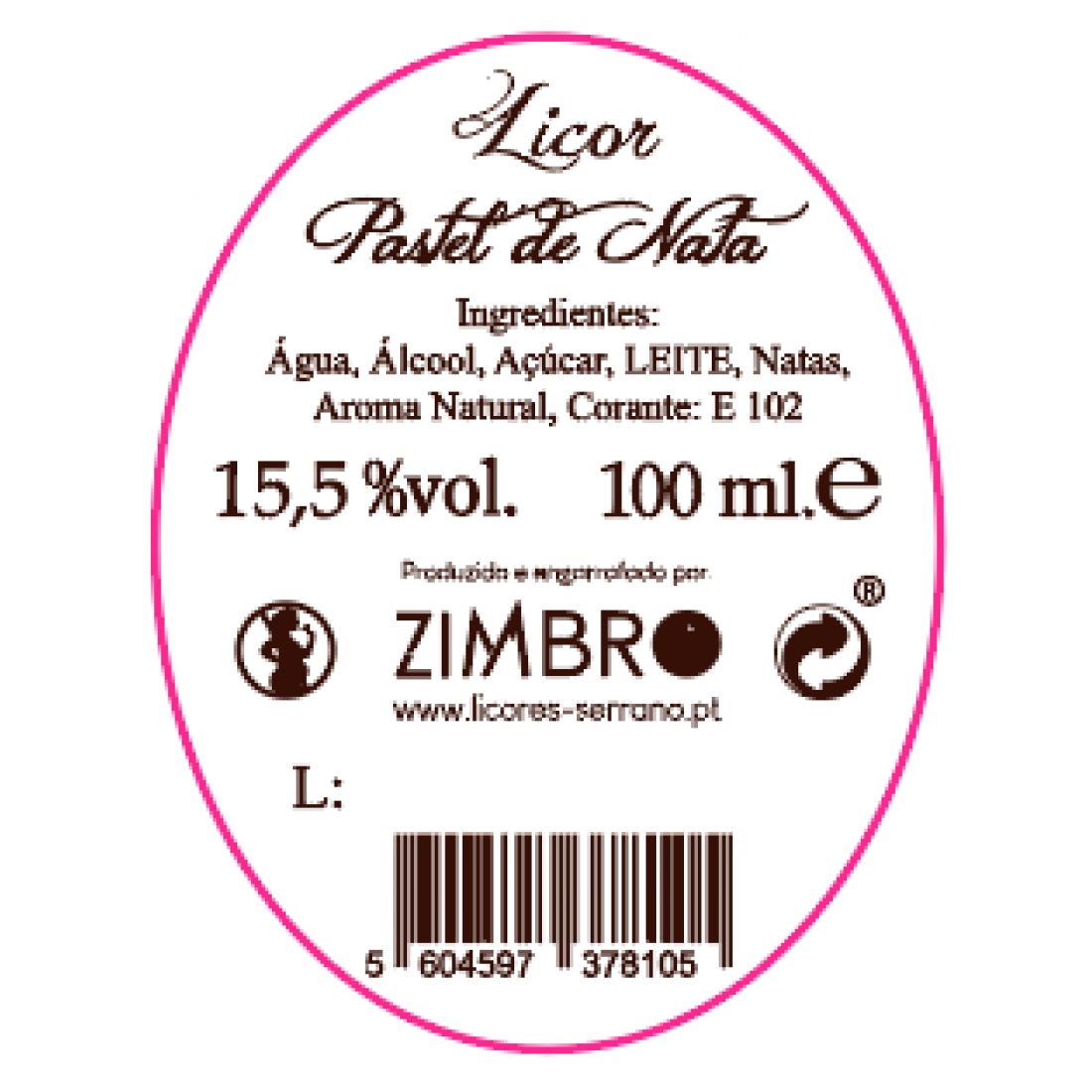 Licor Pastel de Nata - Miniatura