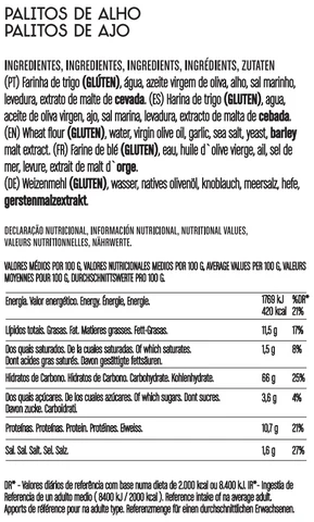 Palitos de Alho