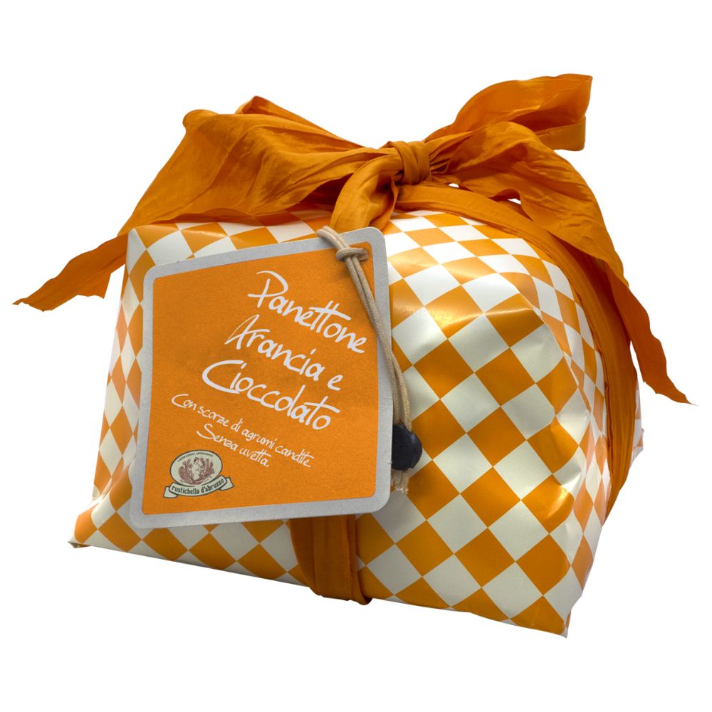 Panettone com Laranja e Chocolate