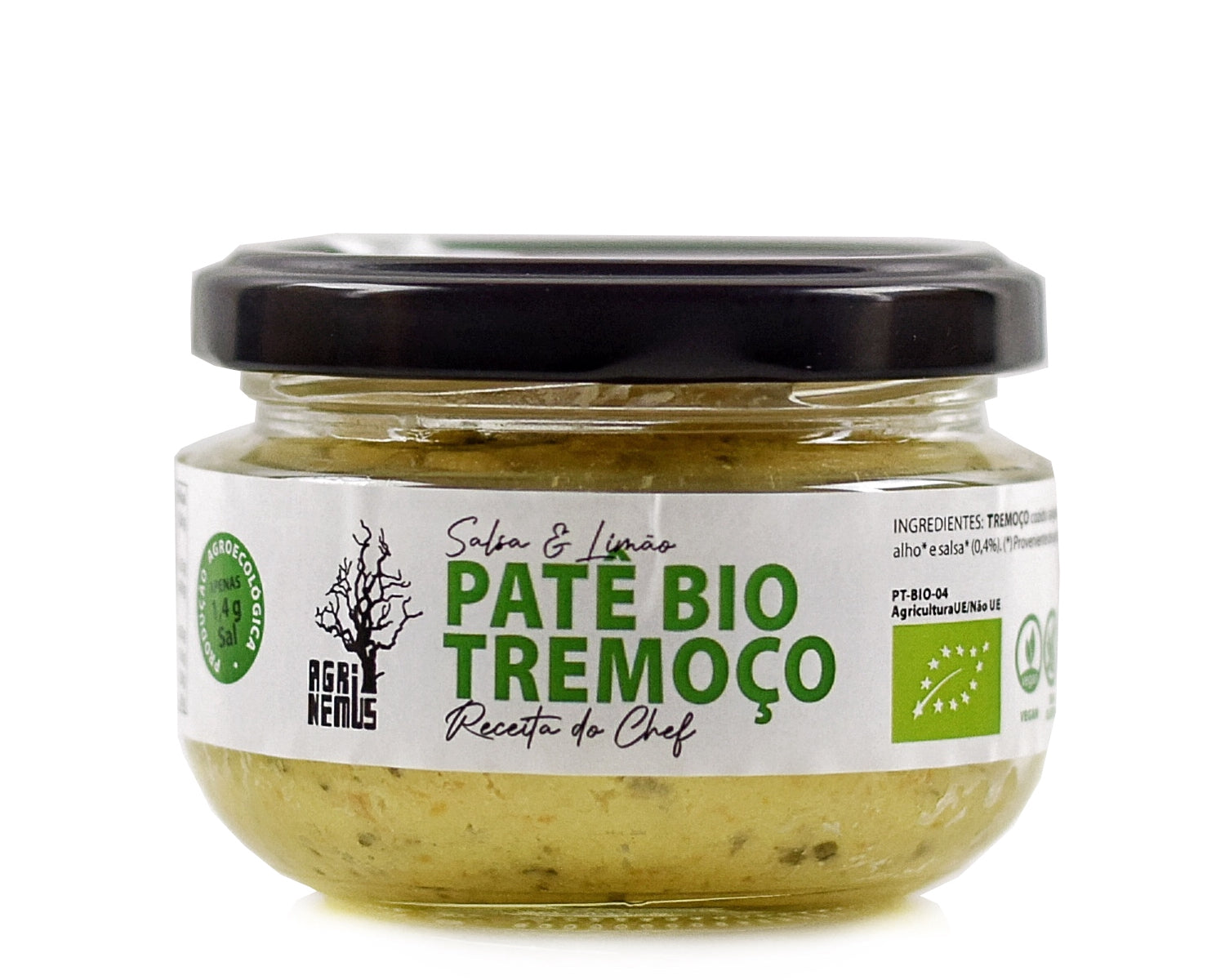 Paté Bio de Tremoço com Salsa e Limão