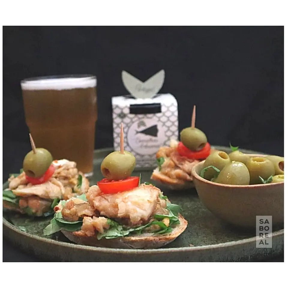 Petiscada de Bacalhau com Azeite Biológico