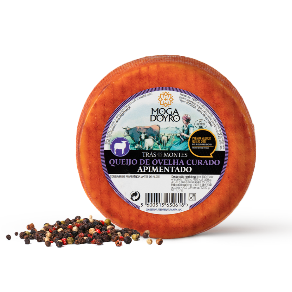 Queijo de Ovelha Curado Apimentado Mogadoyro