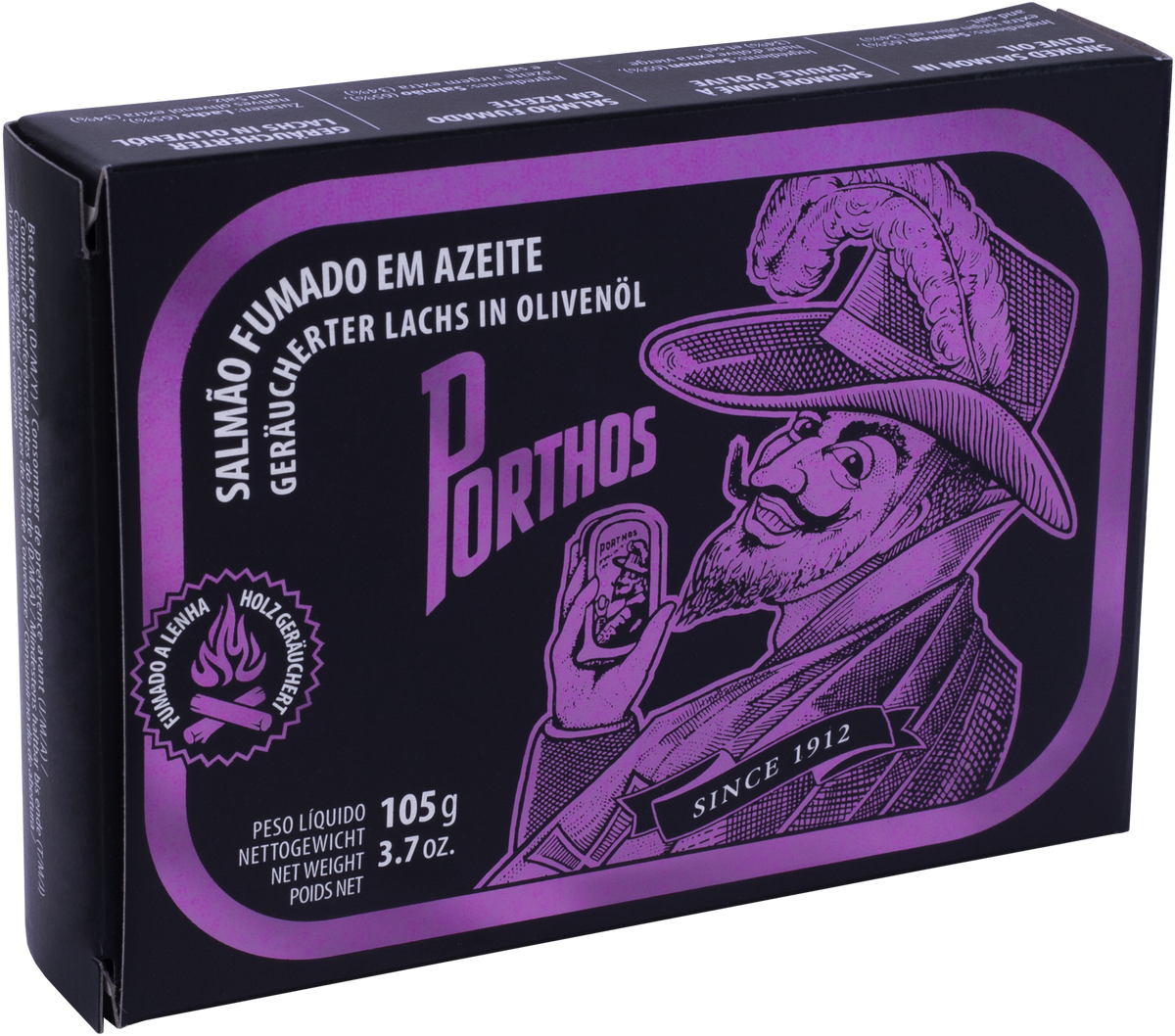 Salmão Fumado em Azeite Porthos