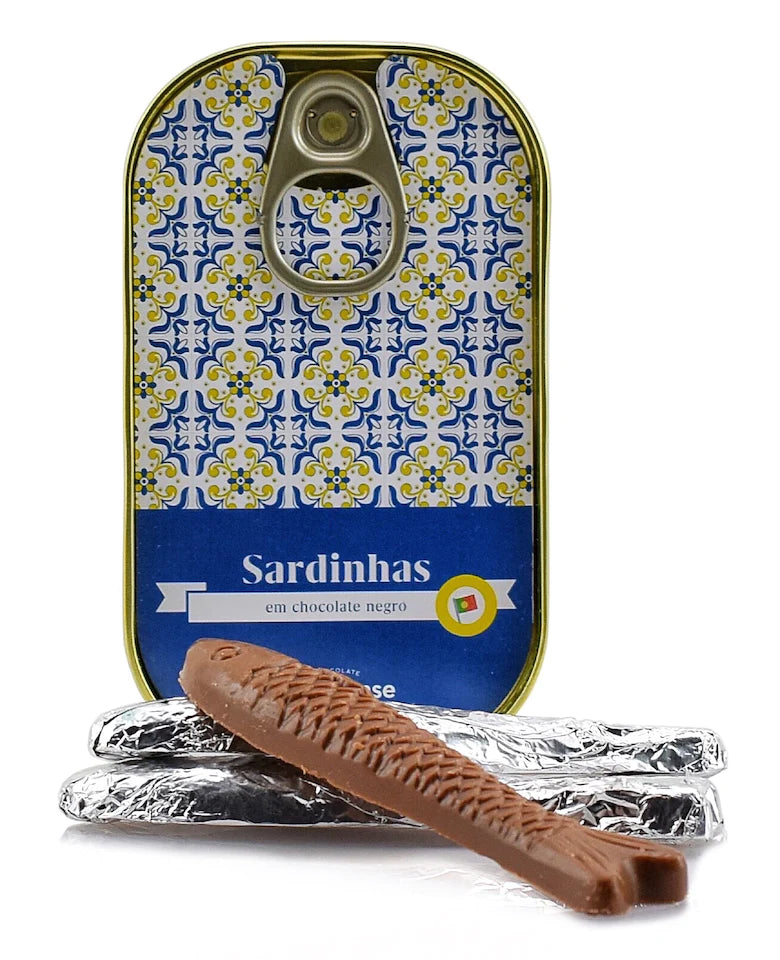 Sardinhas de Chocolate Negro - Azulejos Avianense