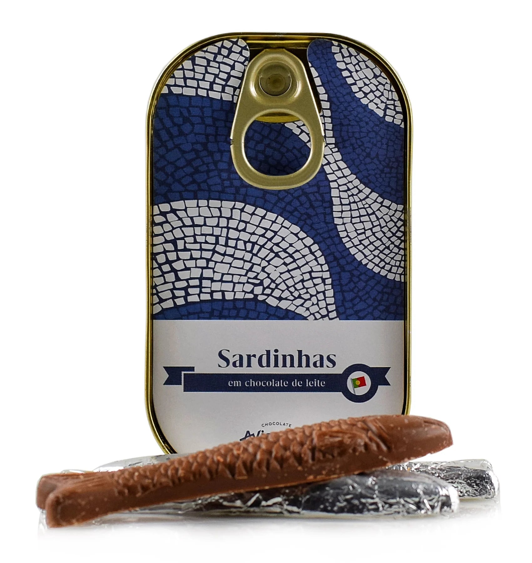 Sardinhas de Chocolate de Leite - Calçada Portuguesa Avianense