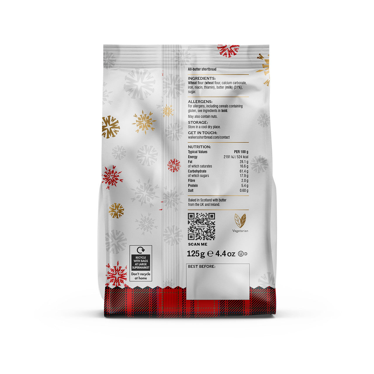 Shortbread Estrelas Walker's 125g