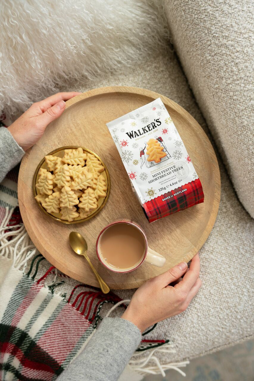 Shortbread Formas Árvore de Natal Walker's 125g