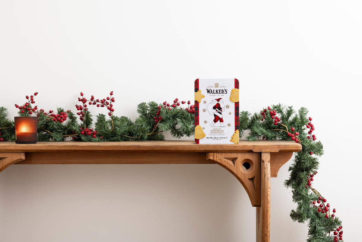 Shortbread Formas Natalícias Lata Walker's 250g