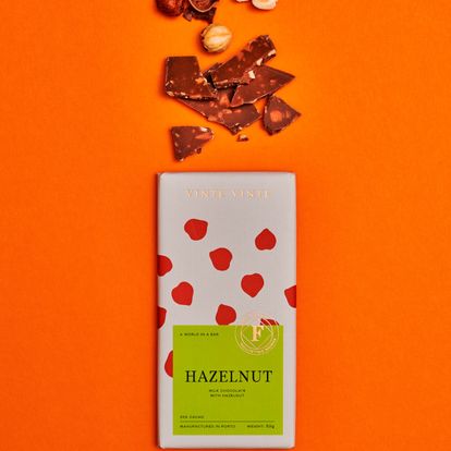Tablete de Chocolate de Leite com Avelã Vinte Vinte