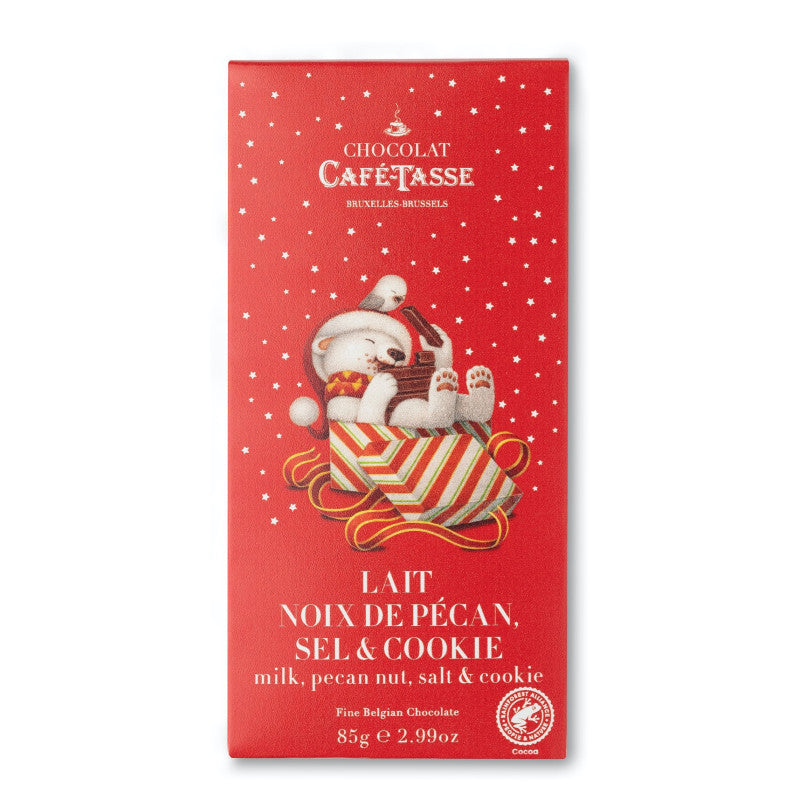 Tablete de Chocolate de Leite Edição Natal Café-Tasse
