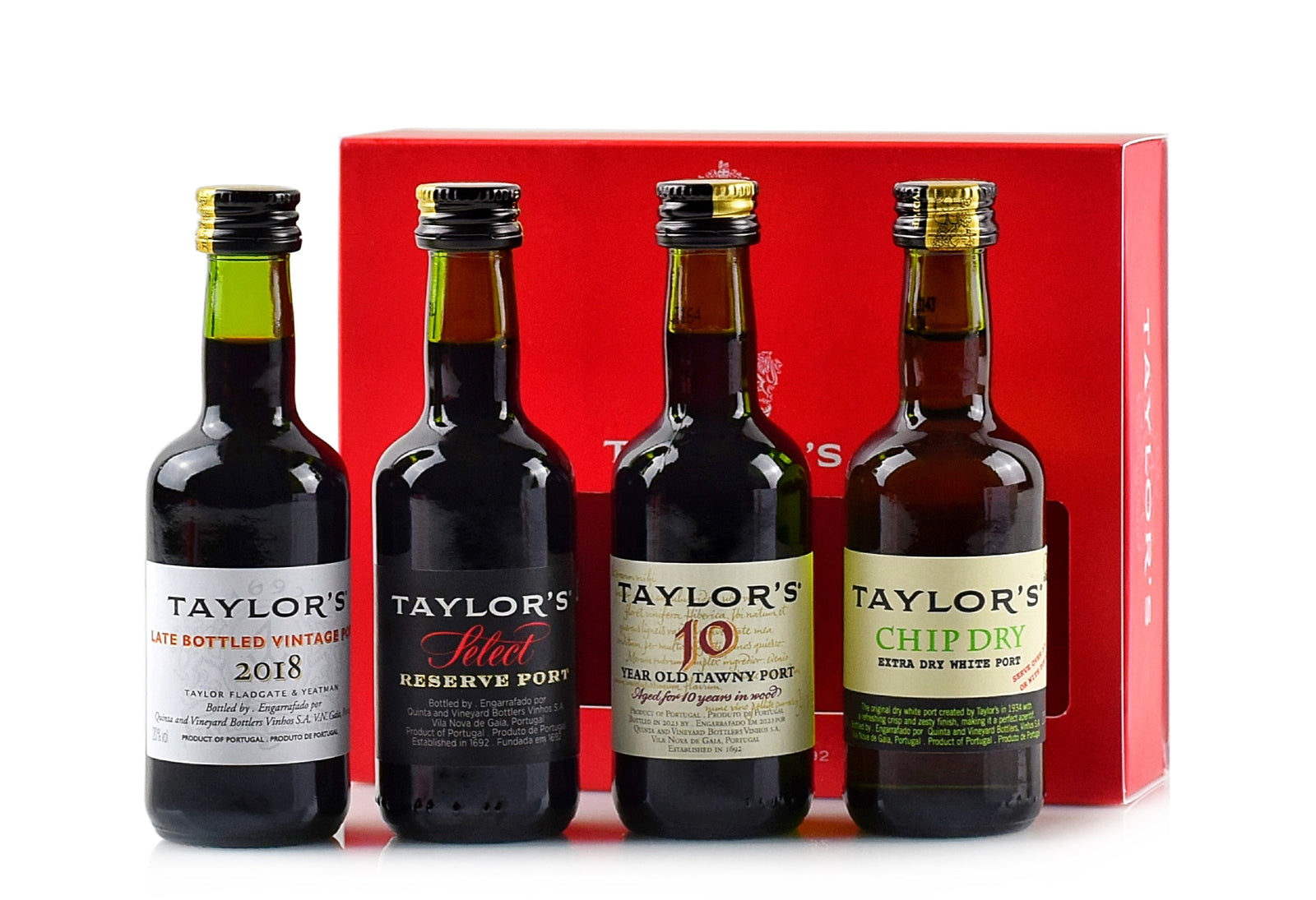 Vinho do Porto 4 Miniaturas Taylor´s