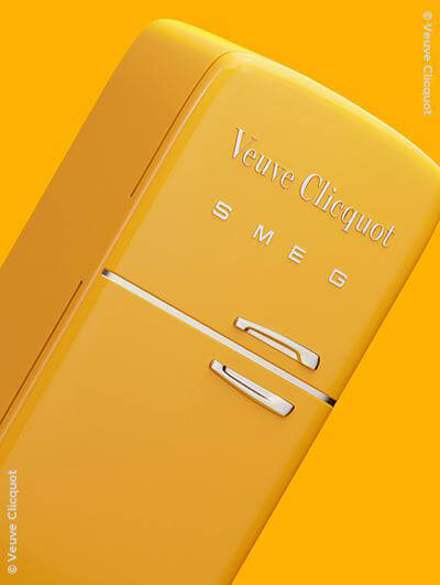 Champagne Veuve Clicquot Brut  - Edição SMEG