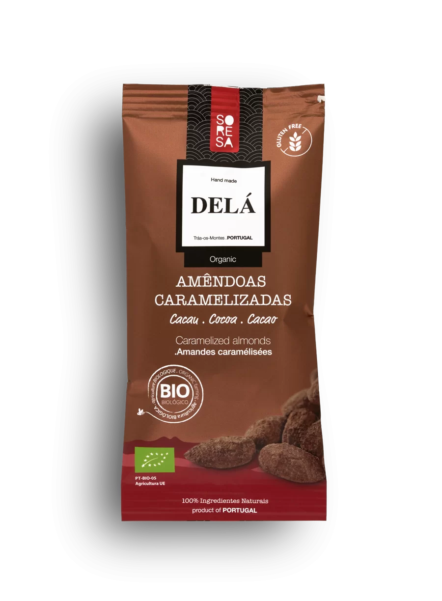 Amêndoas Caramelizadas com Cacau Delá 50g