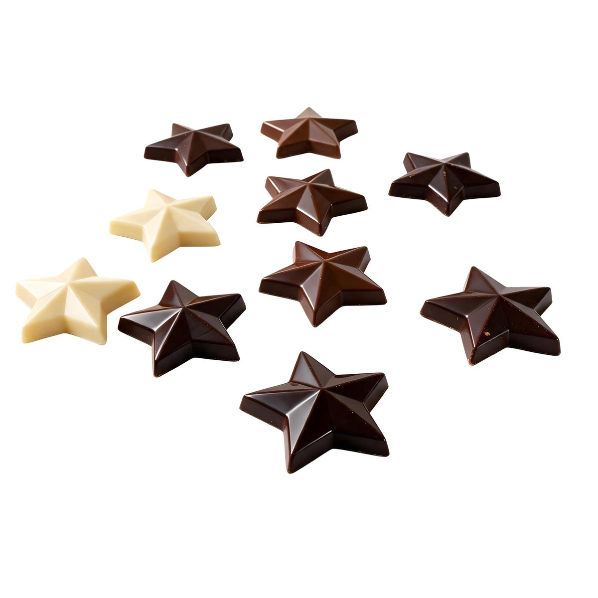 Estrelas de Chocolate de Leite Cacao di Vine