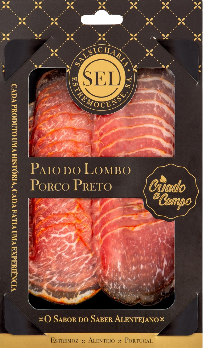 Paio do Lombo de Porco Preto Fatiado SEL