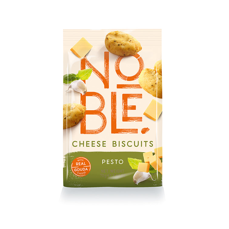 Biscoitos de Queijo com Pesto Noble