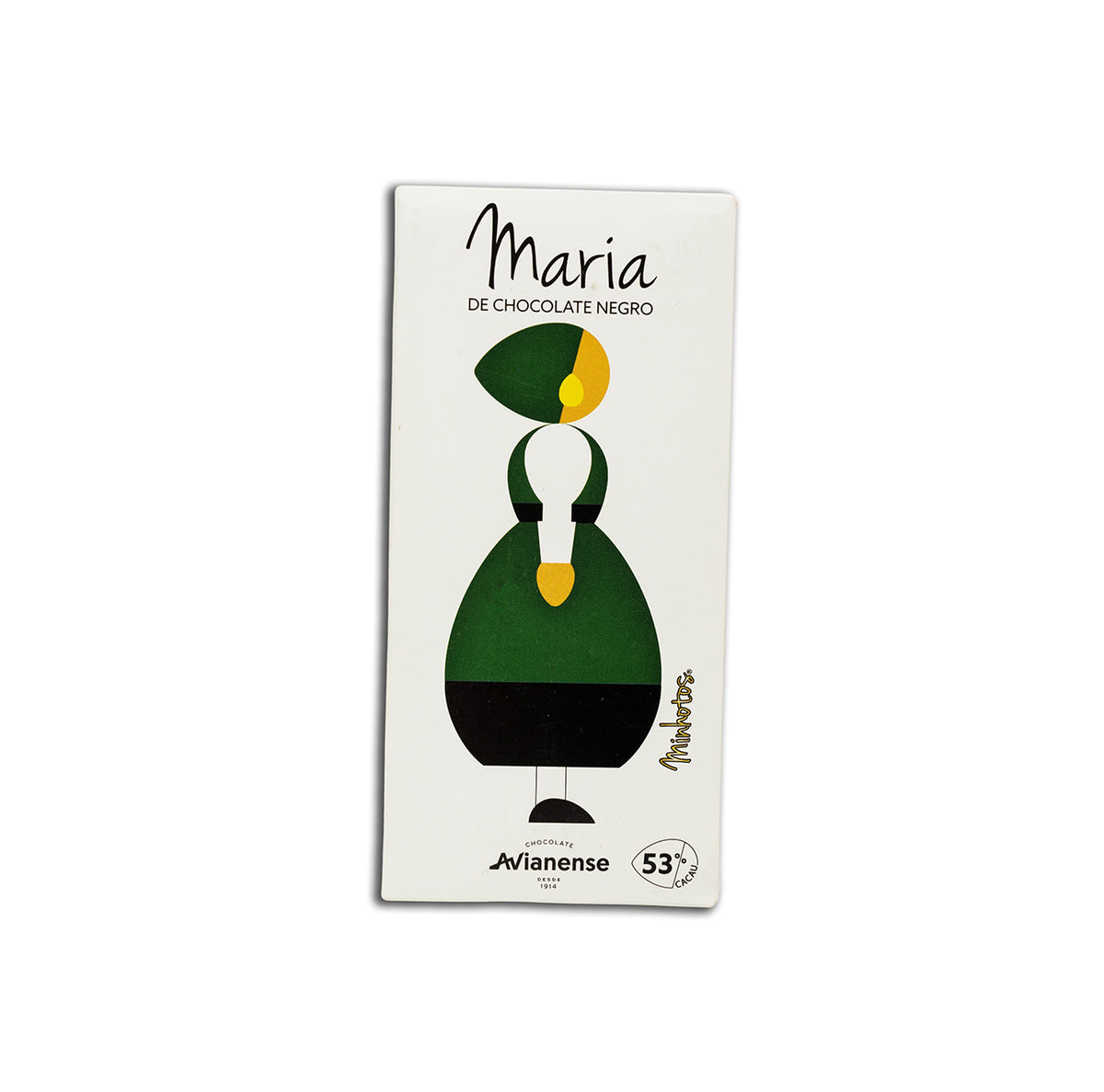 Tablete de Chocolate Negro Minhotos Maria Avianense