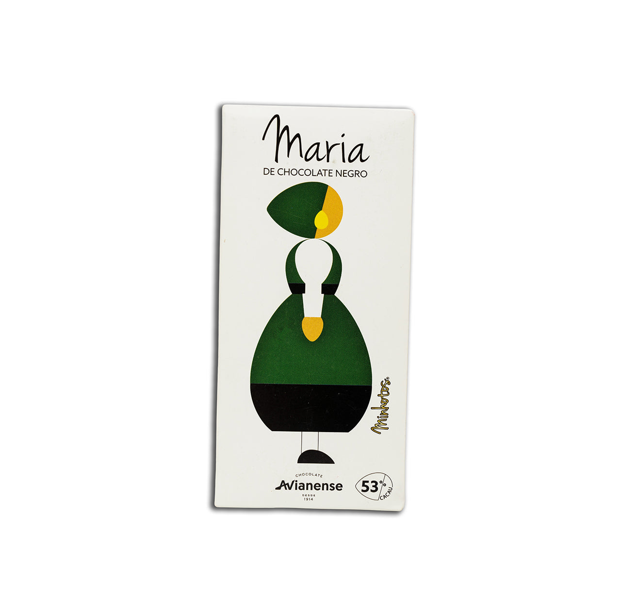 Tablete de Chocolate Negro Minhotos Maria Avianense