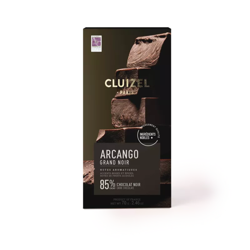 Tablete de Chocolate Arcango Negro 85% Cluizel