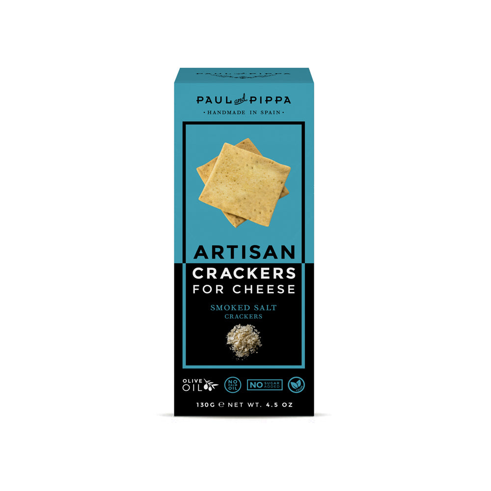 Crackers para Queijo com Sal Fumado