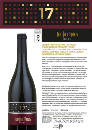 Conjunto 3 Vinhos TRILOGIA DURIENSE 100HECTARES
