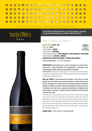 Conjunto 3 Vinhos TRILOGIA DURIENSE 100HECTARES