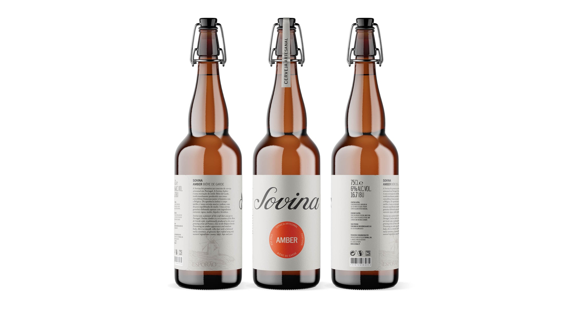 Cerveja Sovina Amber