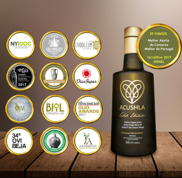 Azeite Biológico Virgem Extra Acushla - Gold Edition