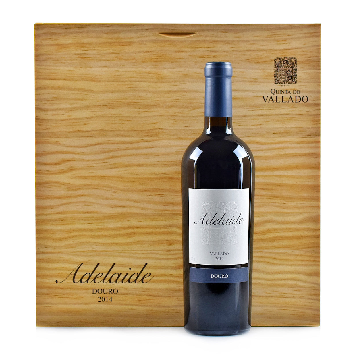 Vinho Tinto Adelaide 2014 . Quinta do Vallado . Douro . Gift Box