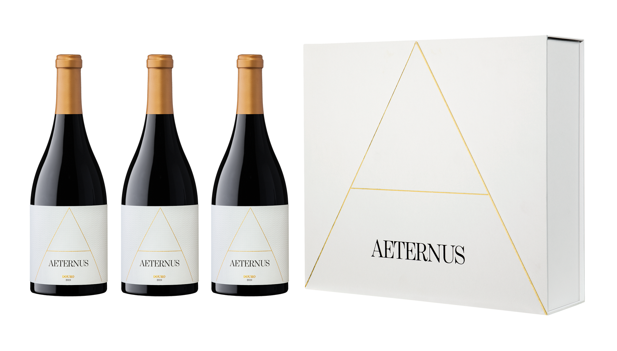 Gift Box 3 Vinho Tinto Douro Aeternus Quinta Nova N.S. do Carmo