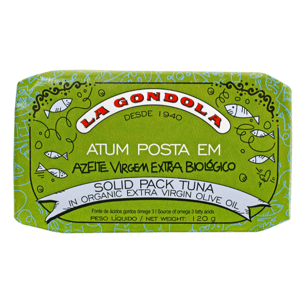 Atum Posta em Azeite Virgem Extra Biológico La Gondola